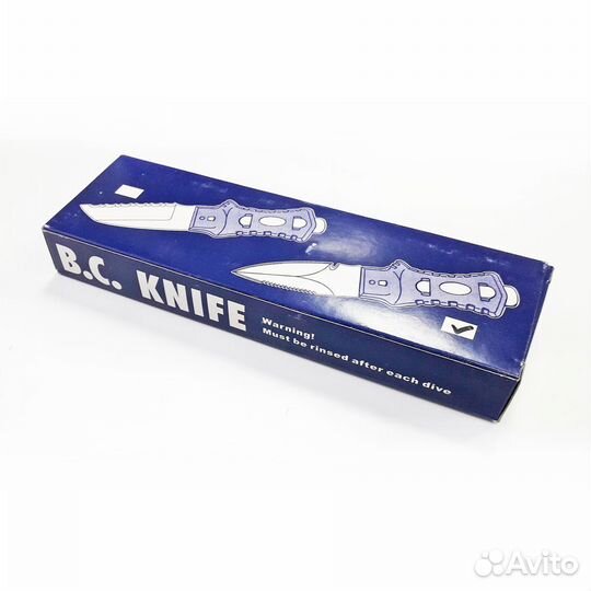 Нож для дайвинга Dive 3 Blunt Black