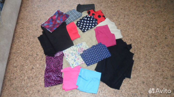 Отрезы и куски тканей