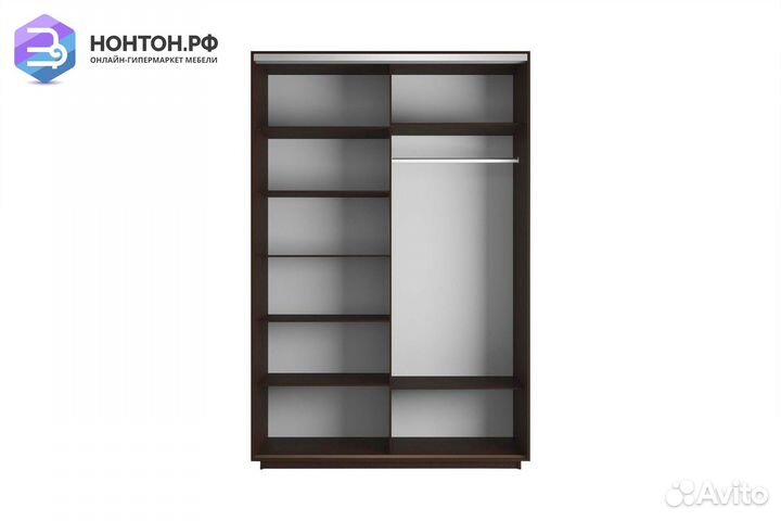 Шкаф-купе 2-х дверный Нонтон фото №1015 / венге