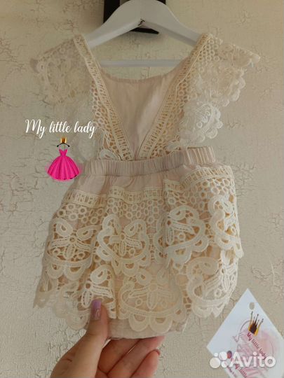 Нарядный боди для девочки новый 68,74,80,86