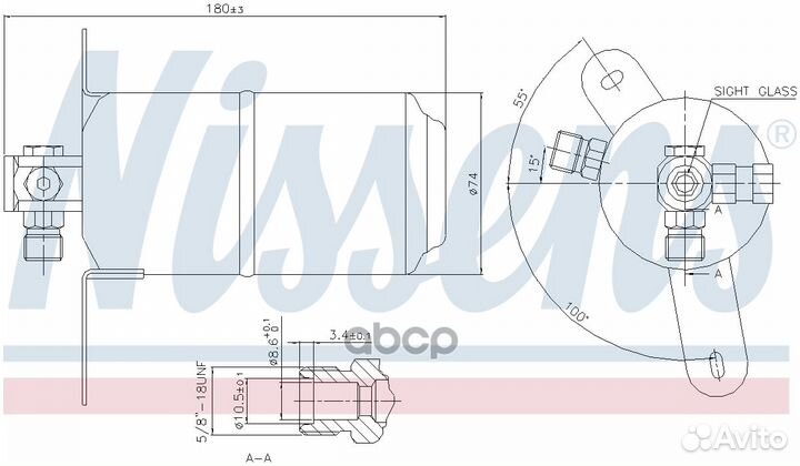 Осушитель кондиционера 95025 Nissens