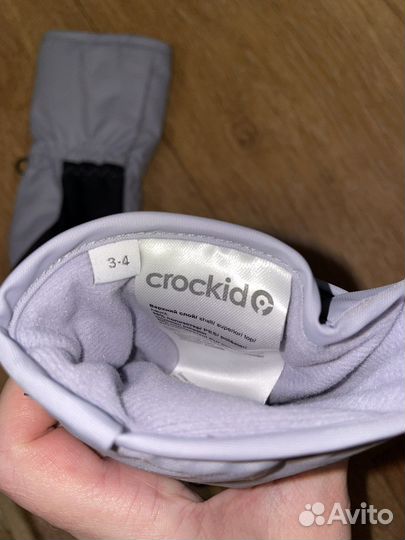 Варежки краги новые Crockid 3-4 года