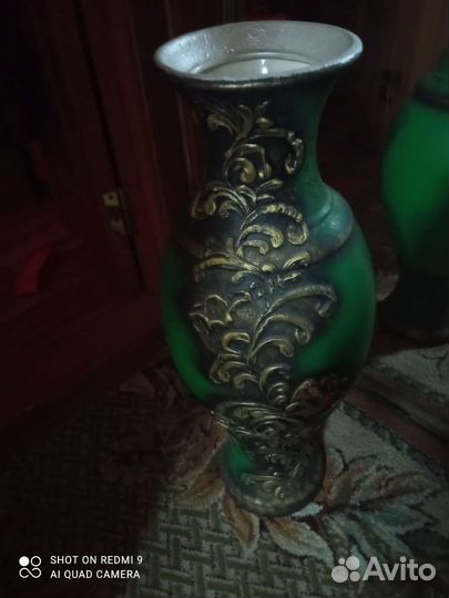 Ваза для цветов большая 65 см. Керамика