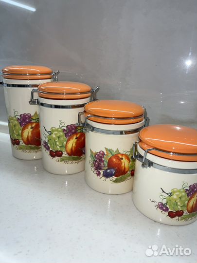 Банки для сыпучих Керамика Финляндия