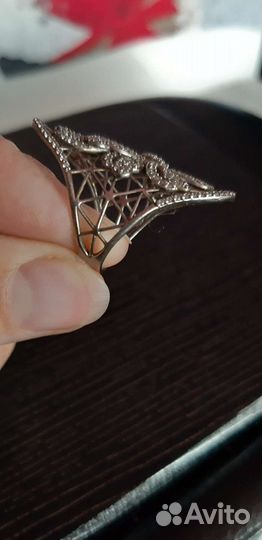 Кольцо серебро 925