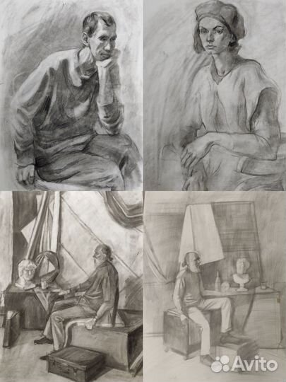 Академический рисунок, живопись на заказ