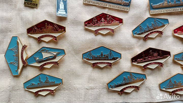 Военные значки СССР военно-морской флот