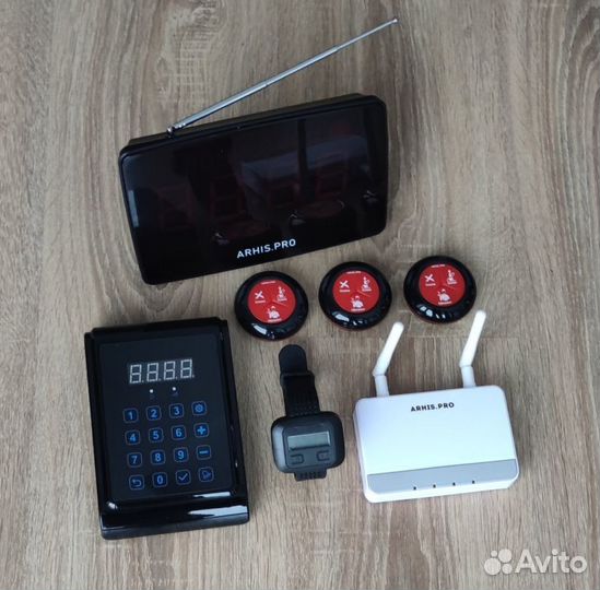 Кнопка вызова медперсонала, персонала, врача, часы