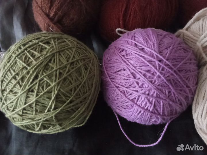 Пряжа нитки для вязания пакетом