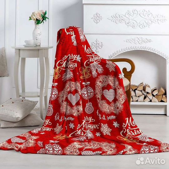 Плед новый, плед новогодний