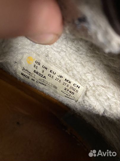 Рр43.5 ботинки Timberland оригинал муж