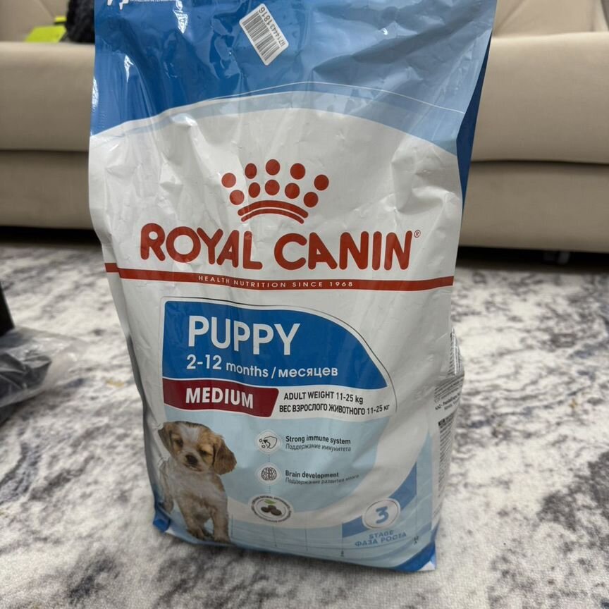 Сухой корм для щенков Royal Canin Medium Puppy 3кг