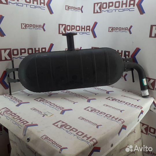 Глушитель задняя часть (бочка)