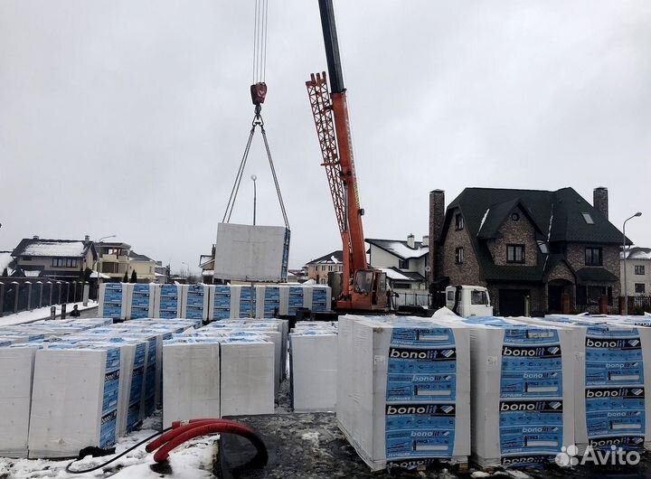 Газосиликатные блоки с доставкой за 1 день