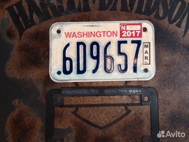 Номер мотоцикла