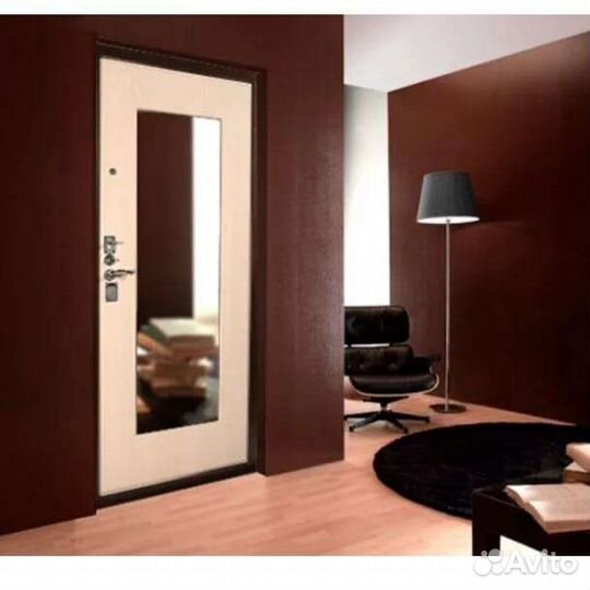 Дверь входная металлическая с зеркалом 1921