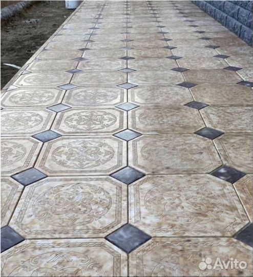 Тротуарная плитка бордюры