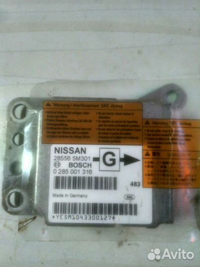 Nissan Almera N16 блок SRS