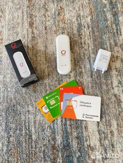 USB модем 4g ZTE MF79U с Wi-Fi + сим карта