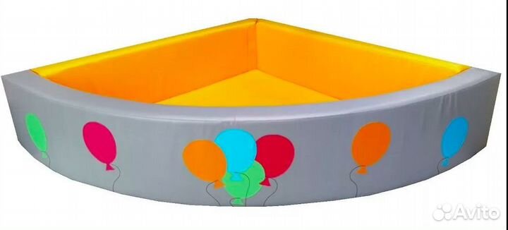 Детский бассейн угловой Воздушные шарики