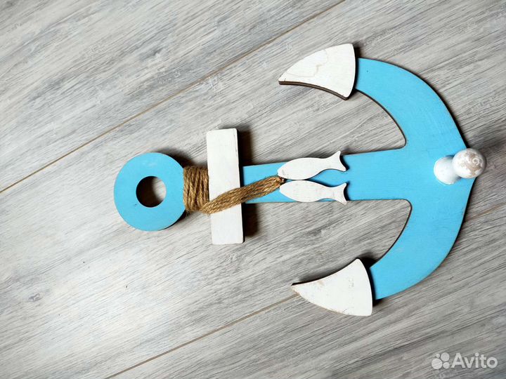 Декор для дома в морском стиле якорь