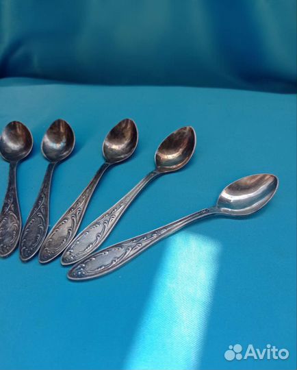 Кофейные ложечки, мельхиор СССР