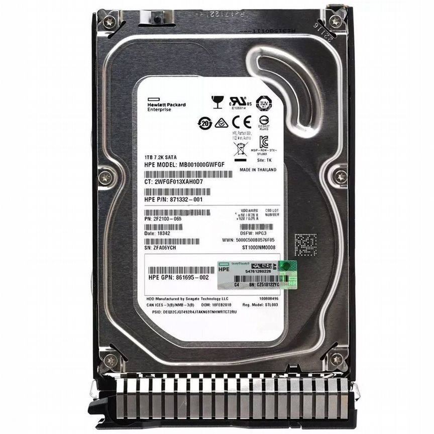 [MB001000GWFGF] Жесткий Диск Hp 1tb Sata3 3.5" Hdd Mb001000gwfgf