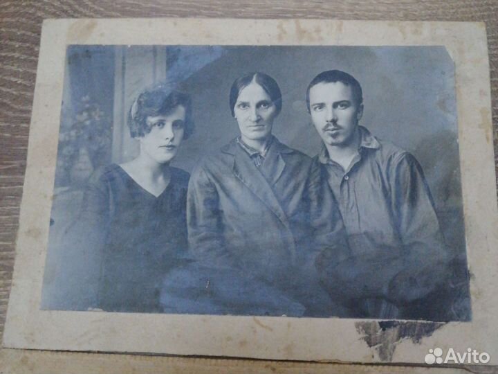 Старинное фото рамки Ленинград