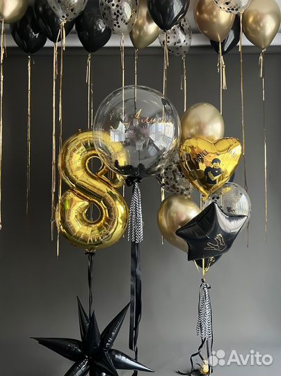 Воздушные гелевые шары с доставкой