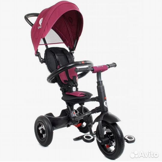 Трехколесный велосипед коляска складной