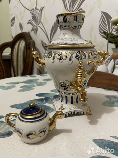 Гжель самовары и чайники