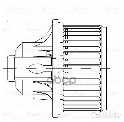 Э/вентилятор отоп. для а/м Land Rover Discovery