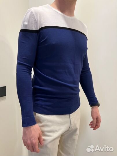 Джемпер мужской Liu Jo Uomo Sport сине-белый