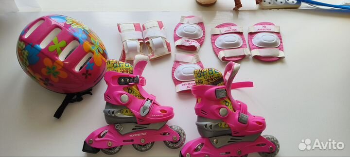 Детские ролики и защита