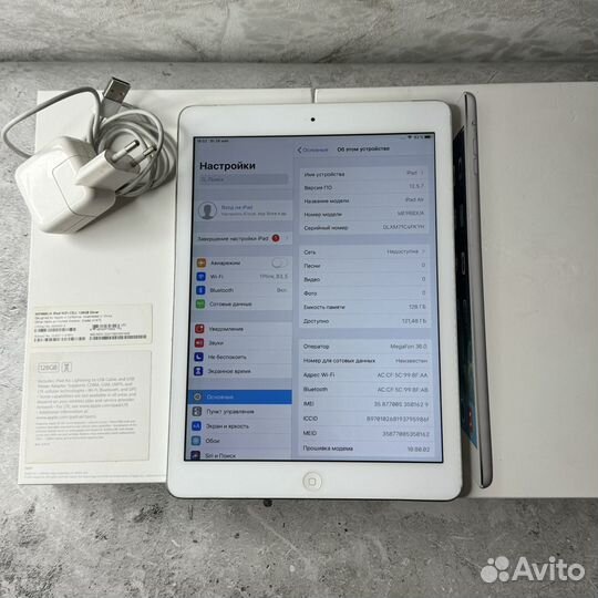 iPad air 128 гб wifi + cellular sim