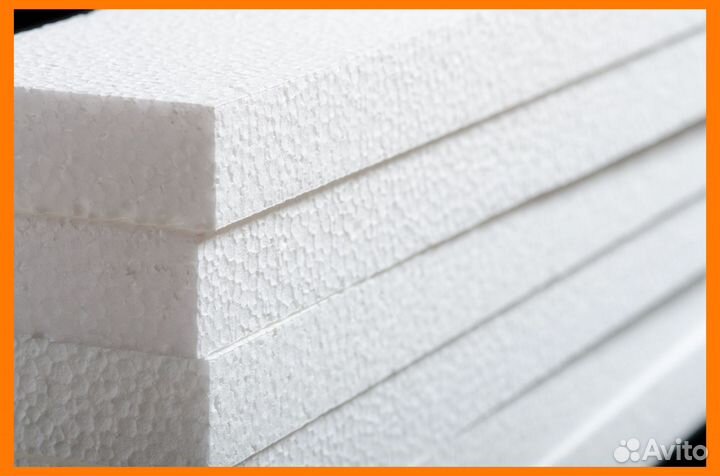 Пенопласт Фасадный ппс 16 Ф 100 мм В