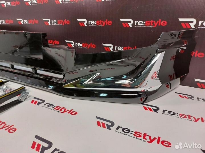 Губа передняя Prado 120 Стиль Modellista