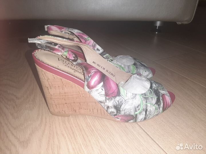 Босоножки на танкетке, Балетки 37 размер