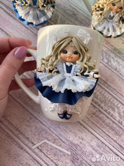 Декор кружек полимерной глиной