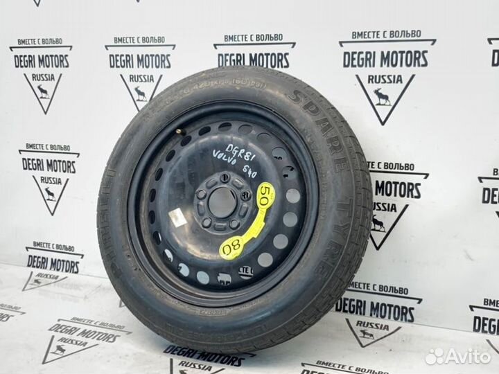 Запасное колесо 125/85 R16 Volvo S40 V50 C30 V40