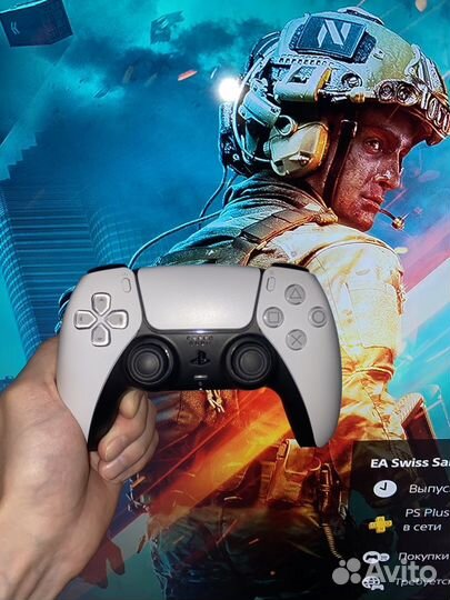 Dualsense ps5 кастом с лепестками