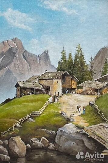 Картина маслом. Холст