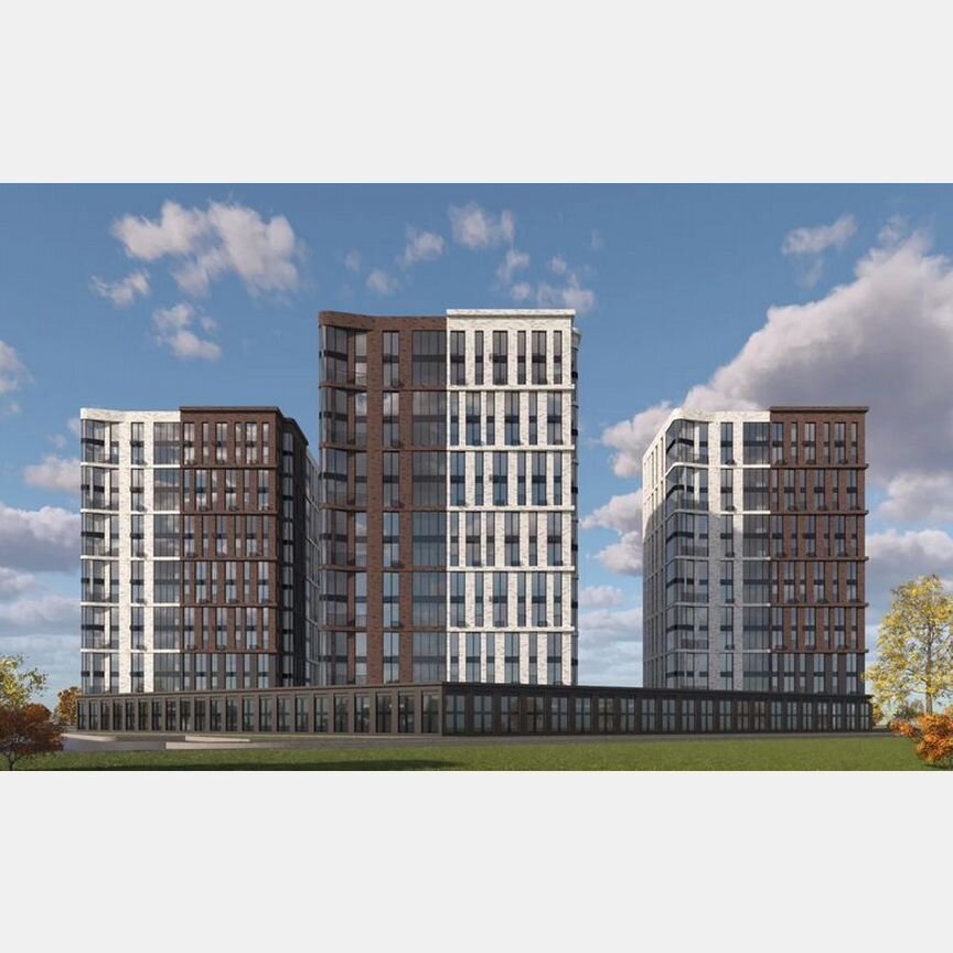 2-к. квартира, 57,4 м², 7/13 эт.