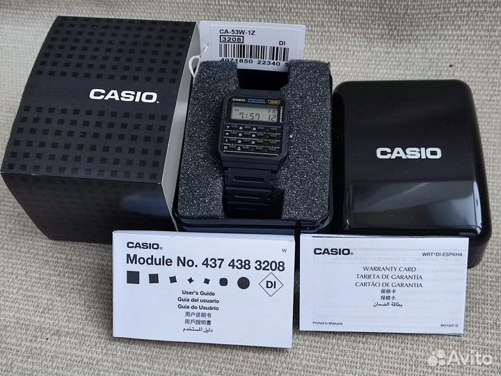 Casio CA-53W-1 с калькулятором новые