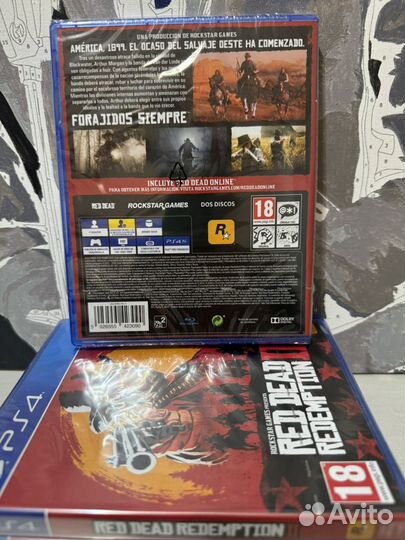 Red Dead Redemption 2 PS4 (новый диск, в пленке)