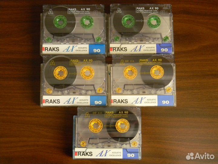 Аудио кассеты Raks/TDK/Yoko и др