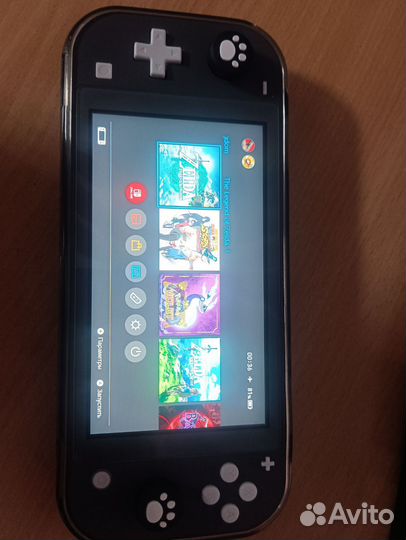 Nintendo Switch lite прошитая