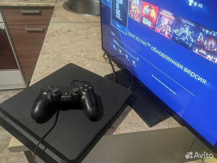 Sony PS4 Slim 1Tb с 25+ AAA игр в подарок