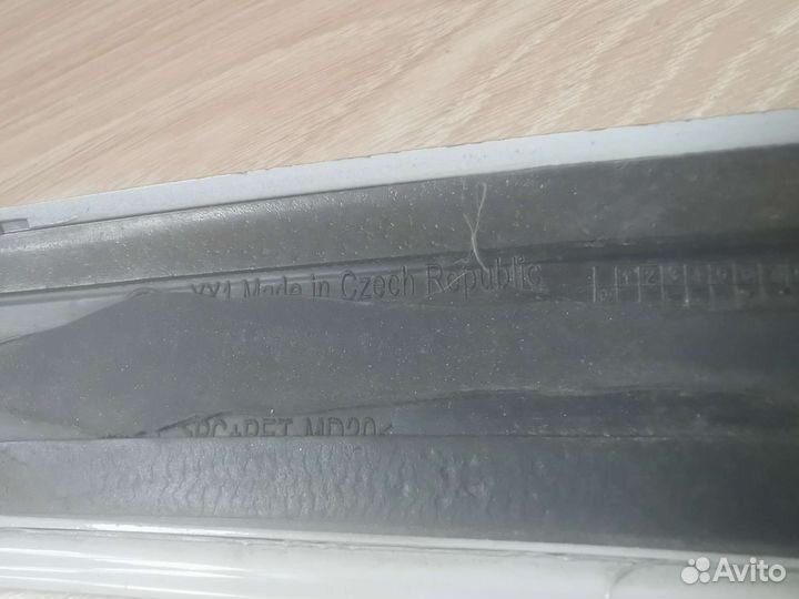 Лип спойлер skoda octavia a7