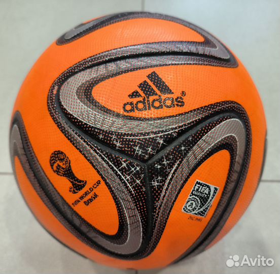 Мяч футбольный adidas brazuca powerorange